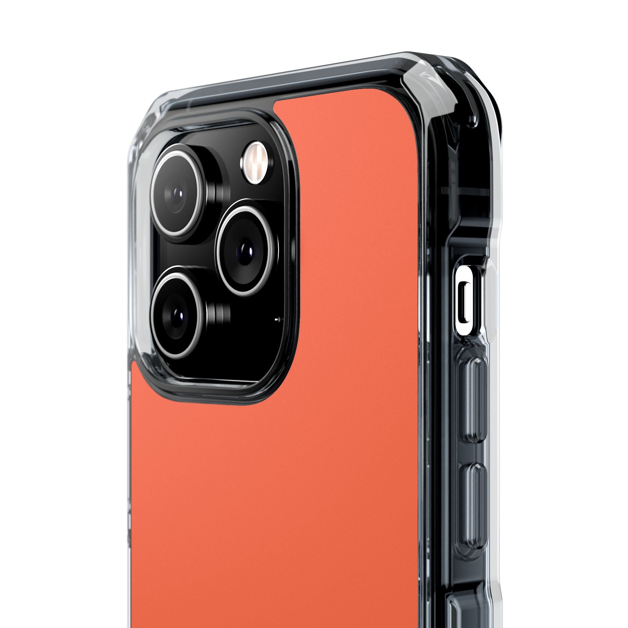 Outrageous Orange - Clear Impact Case for iPhone