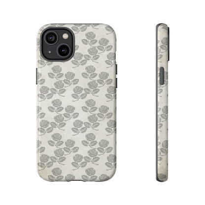 Roseniara Gothic Flower - Protective Phone Case