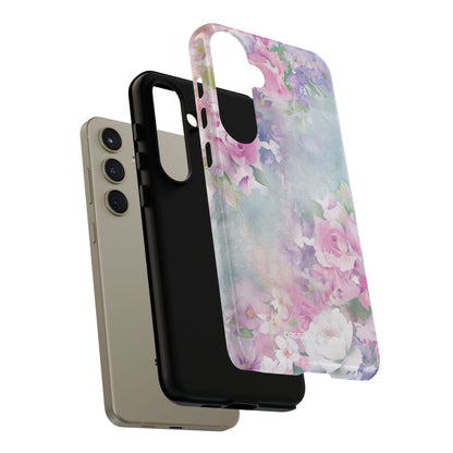 Dreamy Floral Watercolor - Tough Samsung S24 Phone Case