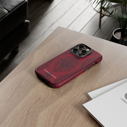 Gothic Crimson Elegance iPhone 14 - Tough Phone Case