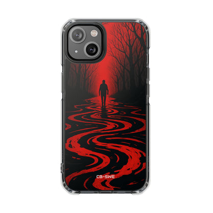 Red Path Mystery iPhone Case - Impact