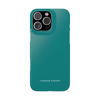 Dark Cyan iPhone 16 - Slim Phone Case