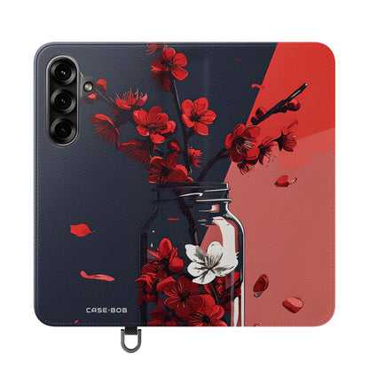 Kirsikankukkapullo - Samsung S25+ Case - Lompakko