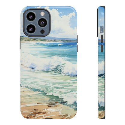 Serene Coastal Watercolors - iPhone Case