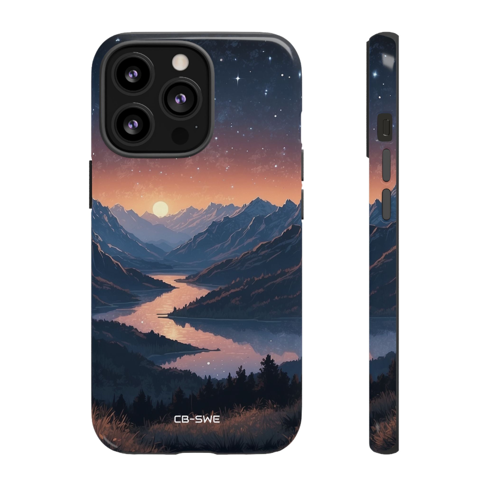 Mountains Embrace Light - iPhone Case