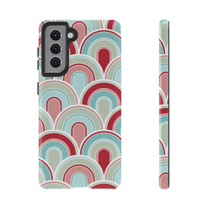 Light Blue Retro - Protective Phone Case