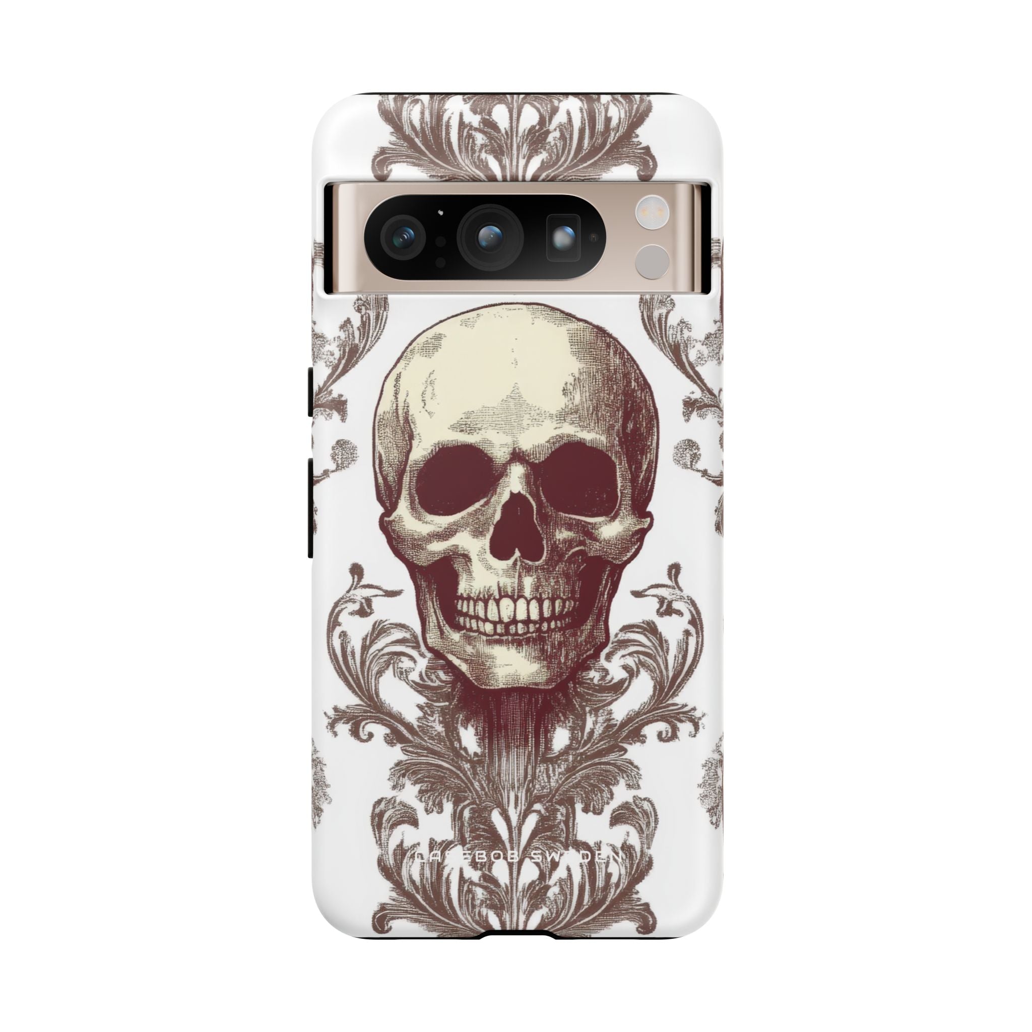 Gothic Skulls and Ornate Foliage Google Pixel 8 - Tough Phone Case