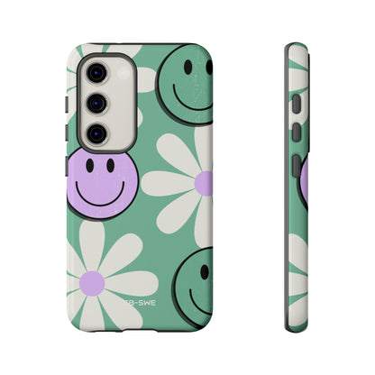 Playful Retro Blooms - Samsung Case