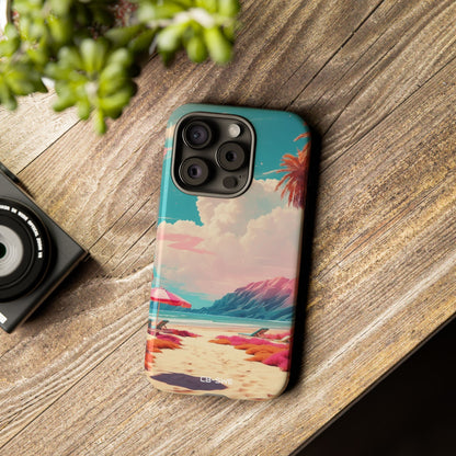 Vibrant Umbrellas Stand - iPhone Case