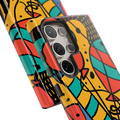 Playful Lines in Motion Samsung S24 - Tough Phone Case