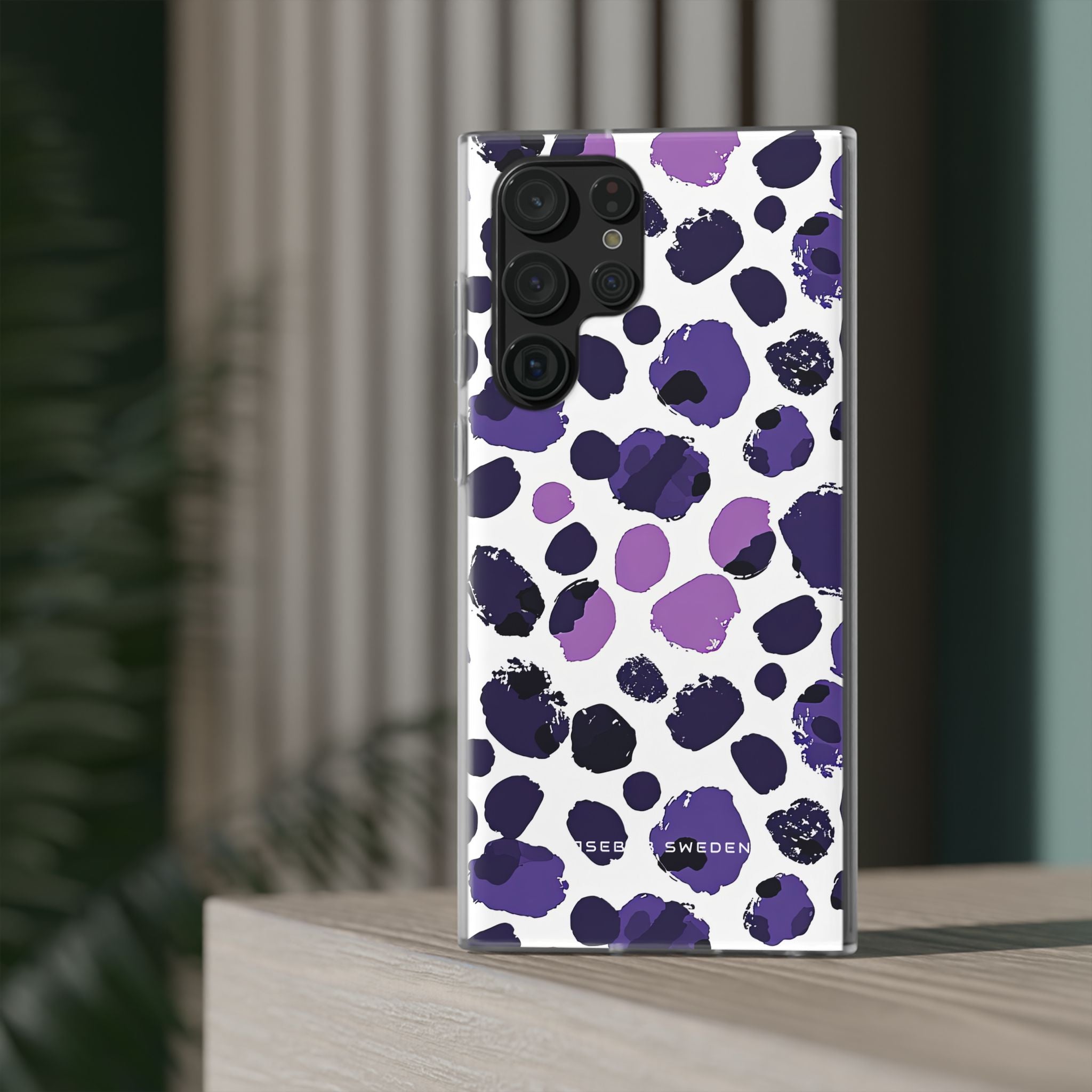 Purple Inkblots Samsung S22 - Flexi Phone Case