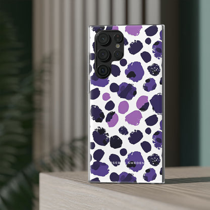 Purple Inkblots Samsung S22 - Flexi Phone Case