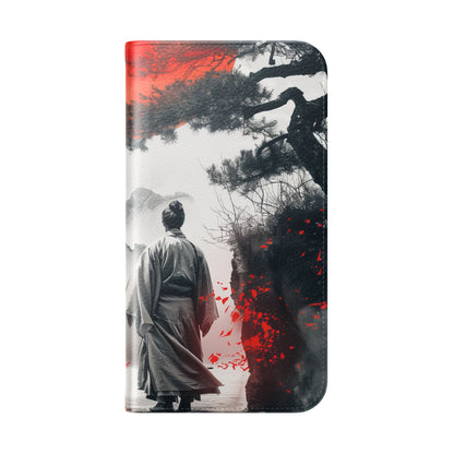 Red Sun Serenity - iPhone 16  Case - Wallet