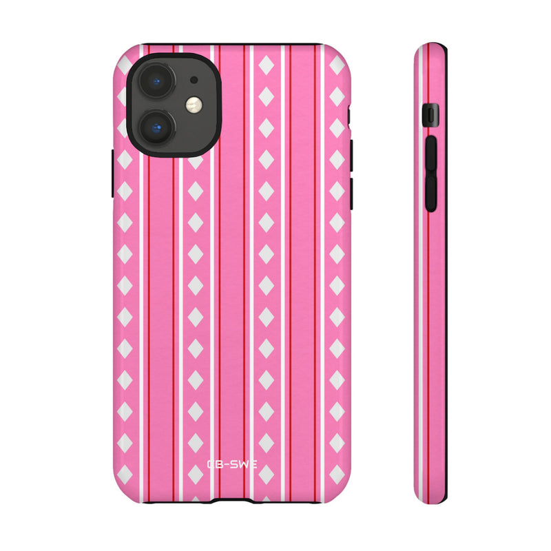 Pink Diamonds Symmetry - iPhone Case