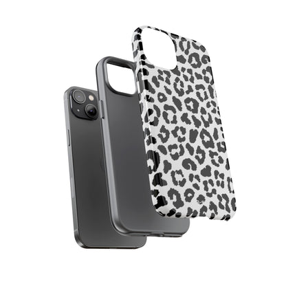 Monochrome Leopard Essence - iPhone Case