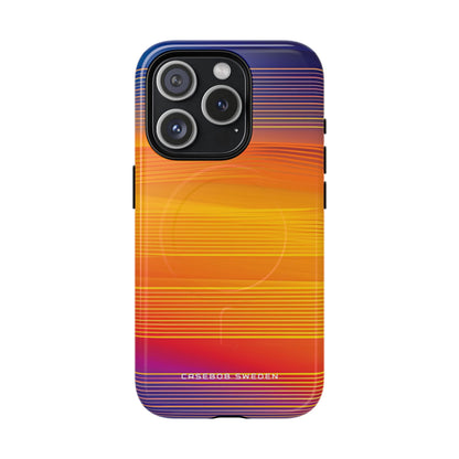 Gradient Sunset Flow iPhone 15 | Tough+ Phone Case