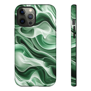 Verdant Wave Elegance - Schutzhülle fürs Telefon