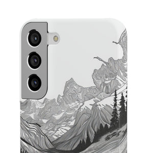 Monochrome Serenity | Slim Phone Case for Samsung