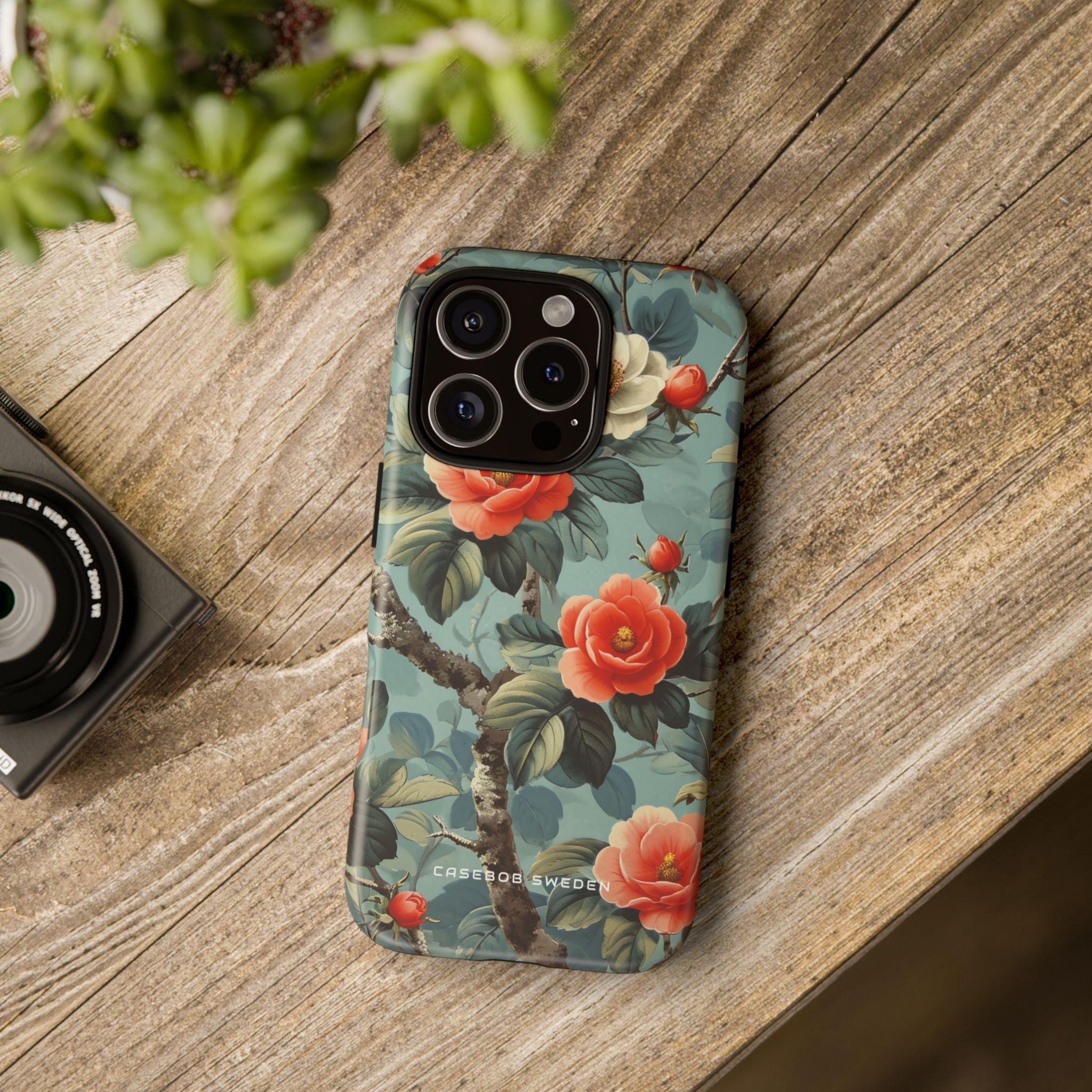 Vintage Floral Romance iPhone 16 - Tough Phone Case