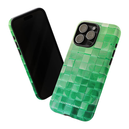 Gradient Verdegrid iPhone 15 - Tough Phone Case