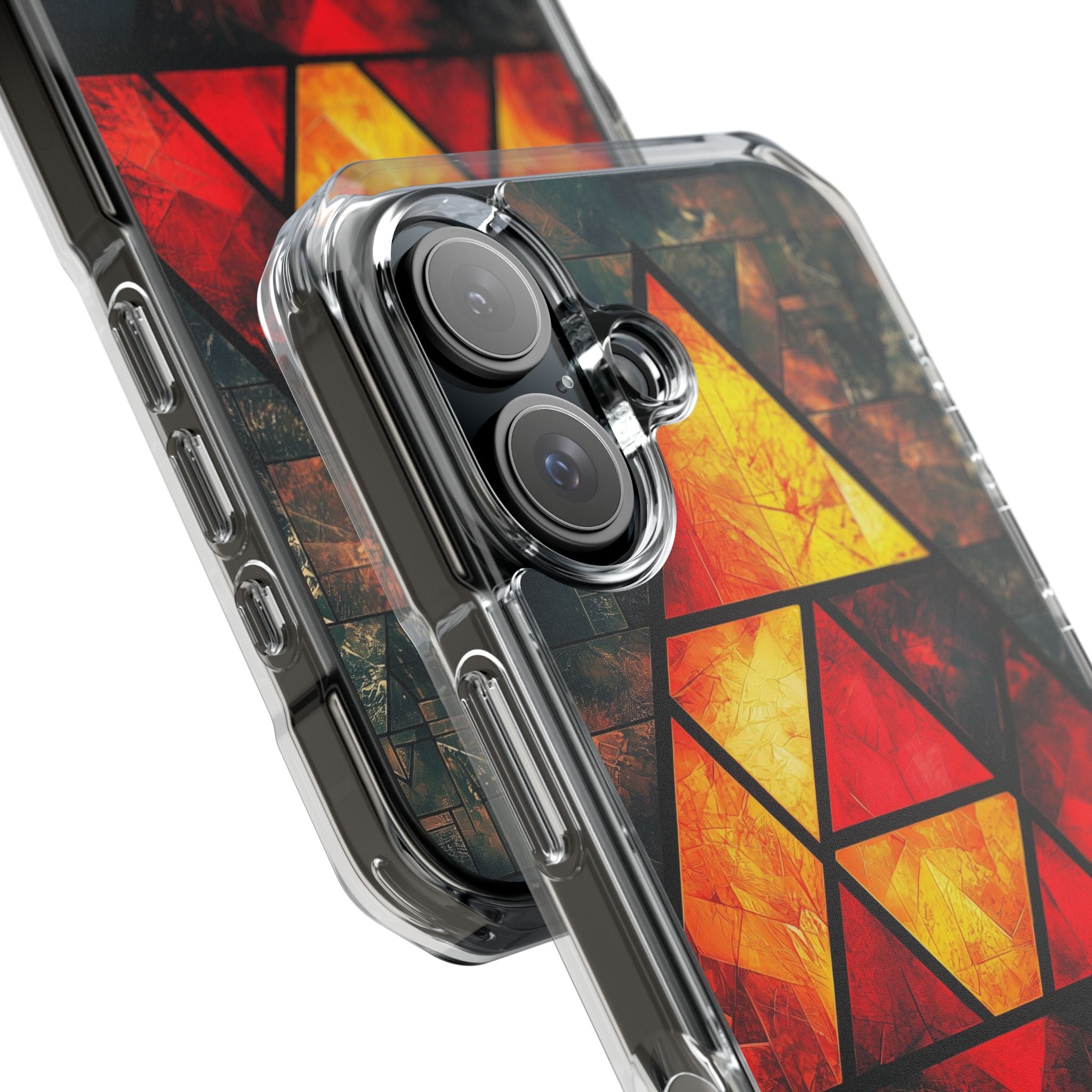 Triangles Illuminate Warmth iPhone Case - Impact