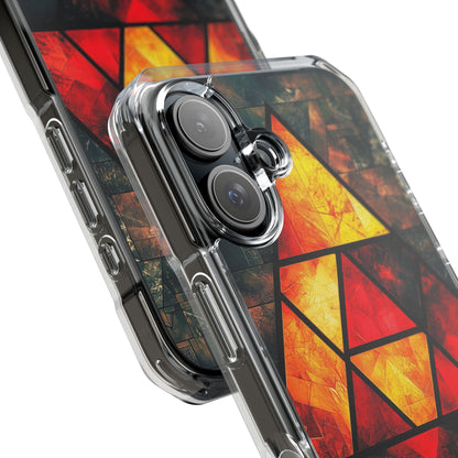 Triangles Illuminate Warmth iPhone Case - Impact