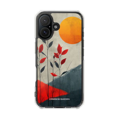 Gray Sunscape - Clear Impact iPhone 16 Phone Case