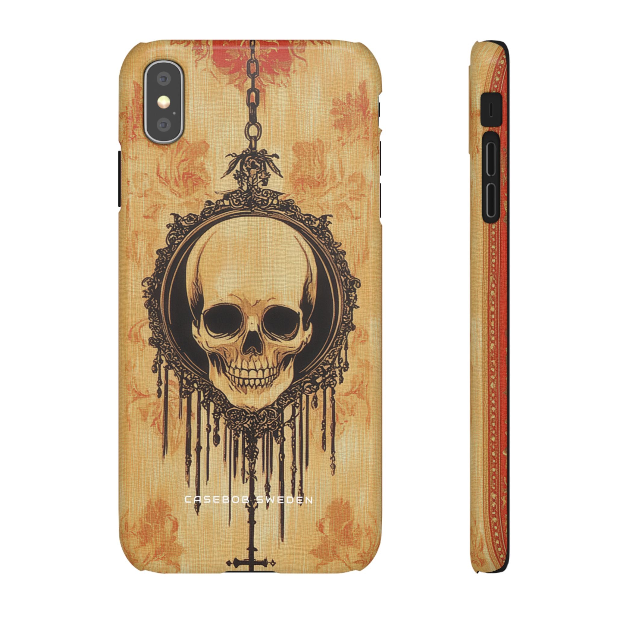 Gothic Skull Elegance  iPhone X - Slim Phone Case