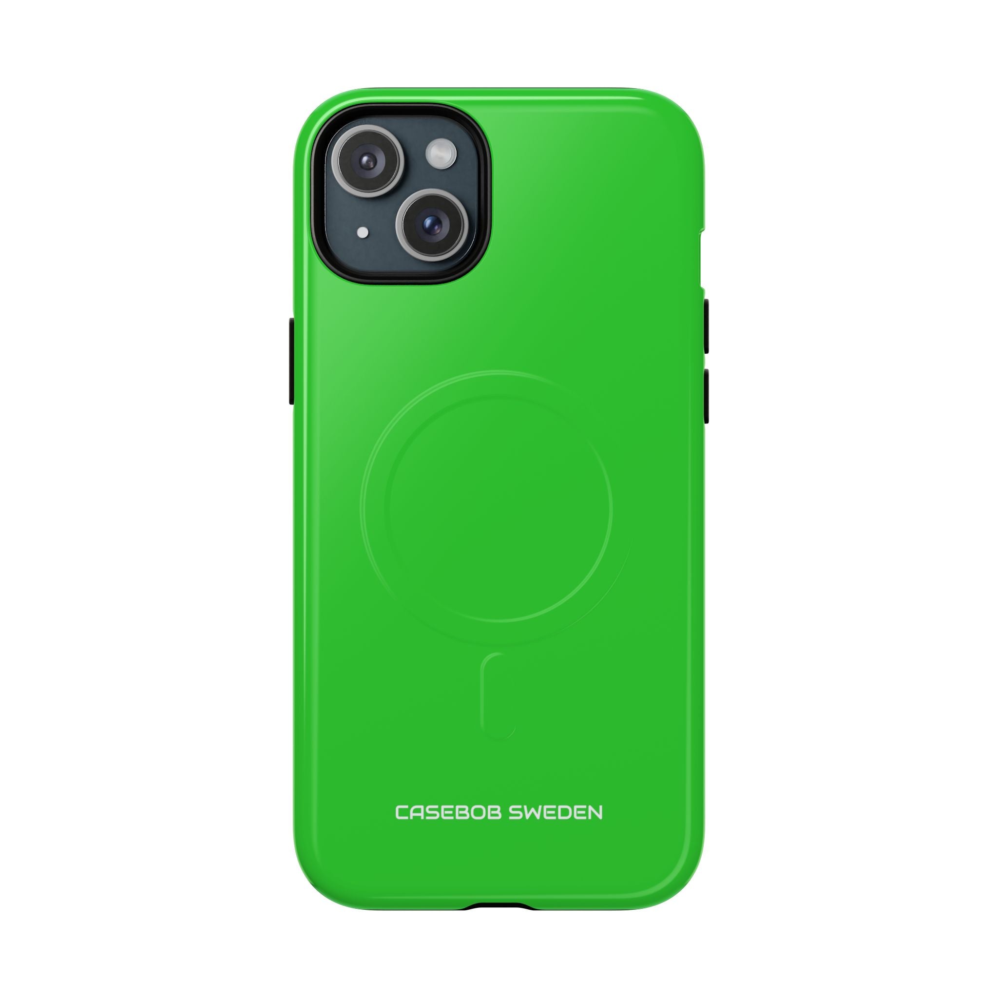 Lime Green - Tough + MagSafe® iPhone 15 Phone Case