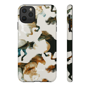 Tie Dye Horses - Protective Phone Case