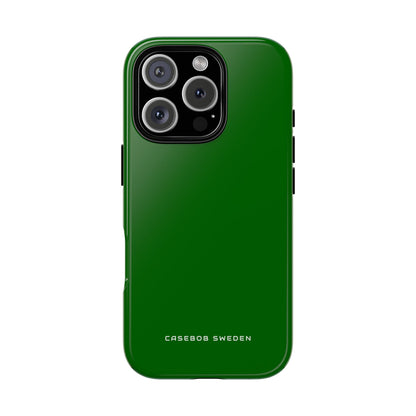 Dark Green iPhone 16 - Tough Phone Case