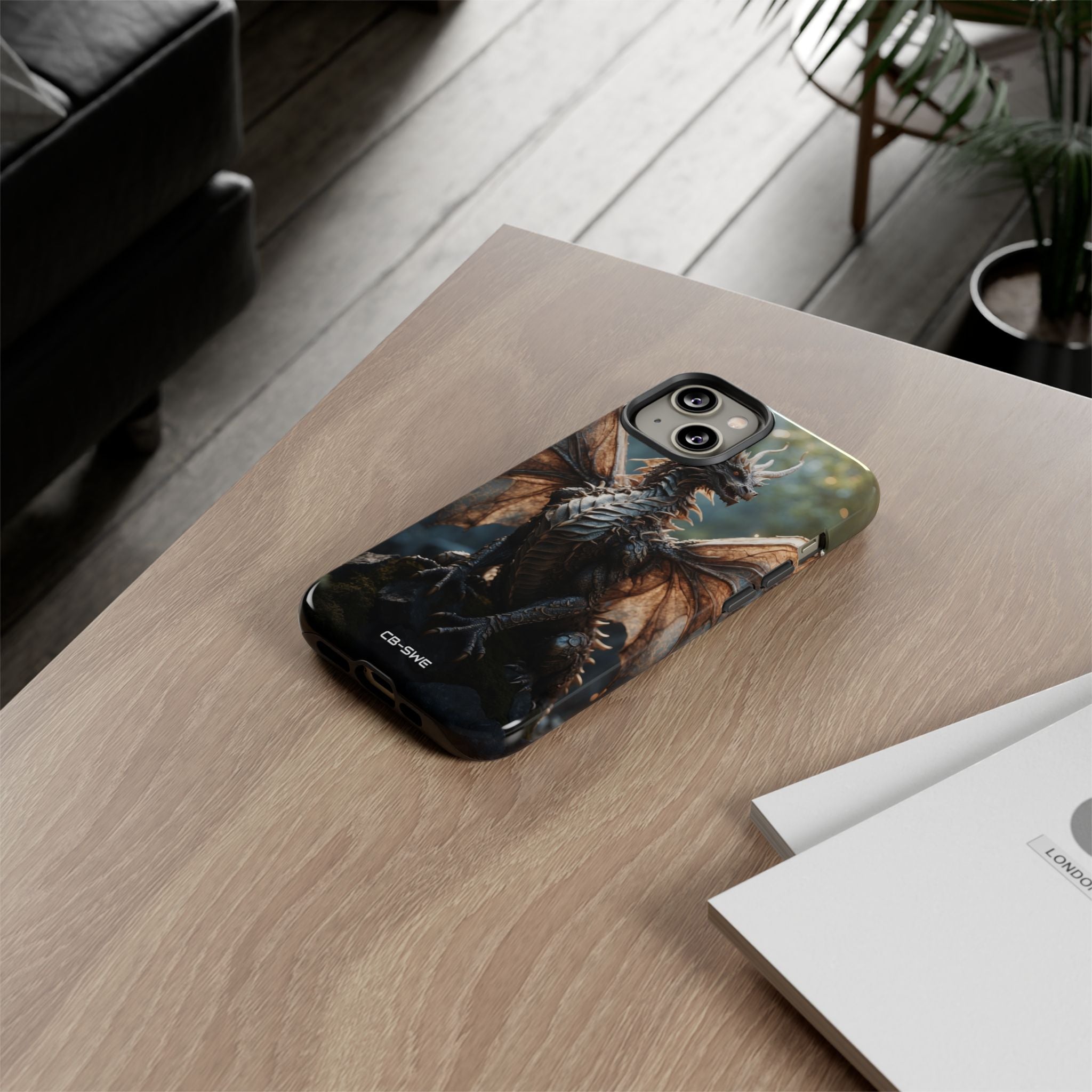 Majestic Dragon Glows - iPhone Case
