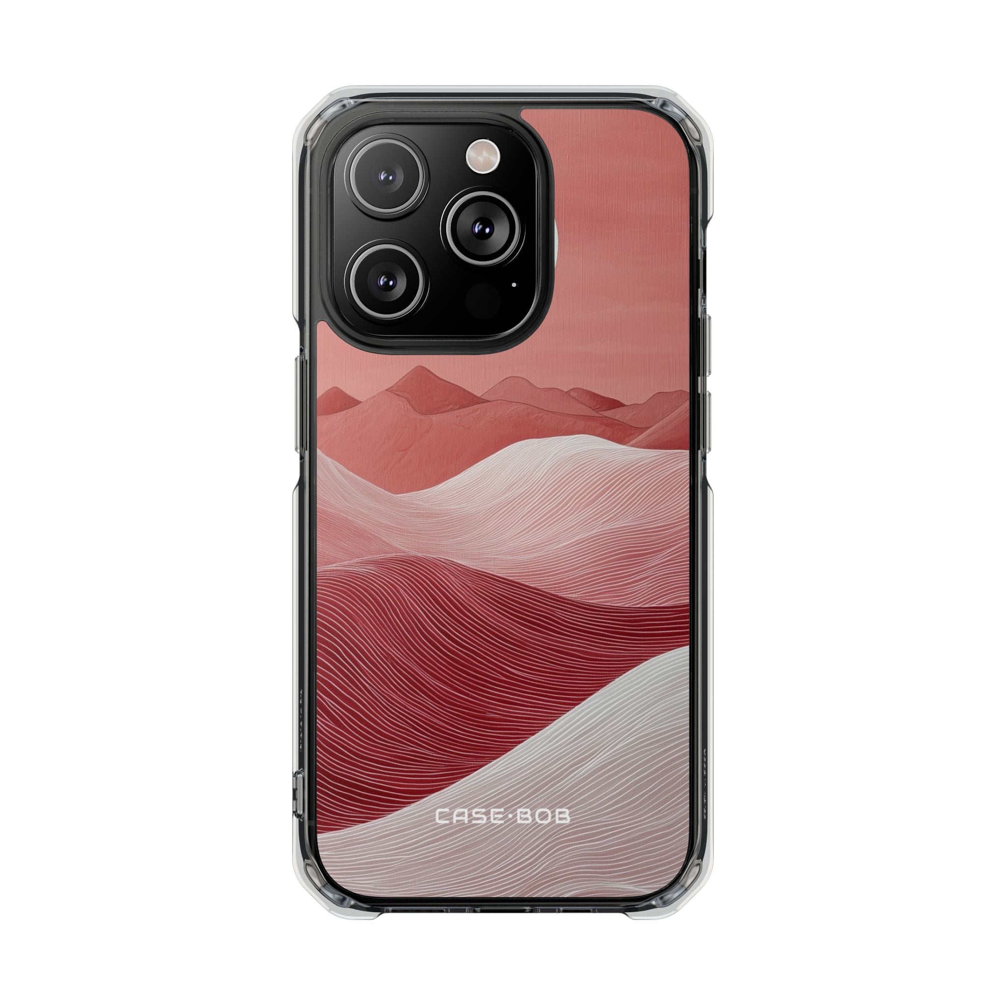 White Orb Dunes iPhone 14 Pro Case - Impact