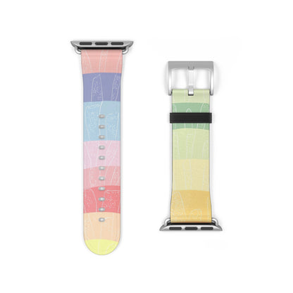 Pastel Rainbow Glow - Watch Band