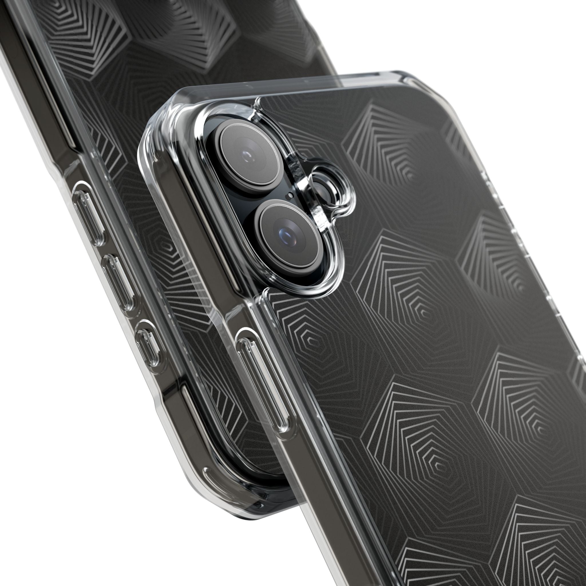 Geometric Spiral Illusion iPhone Case - Impact