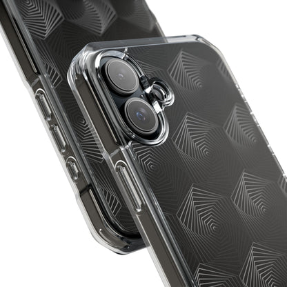 Geometric Spiral Illusion iPhone Case - Impact