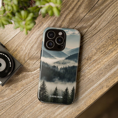 Foggy Pines iPhone 16 Pro Case - Tough