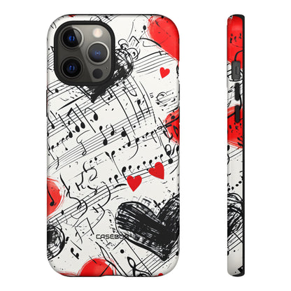 Melodic Love Notes - Protective Pixel Case - Protective Phone Case