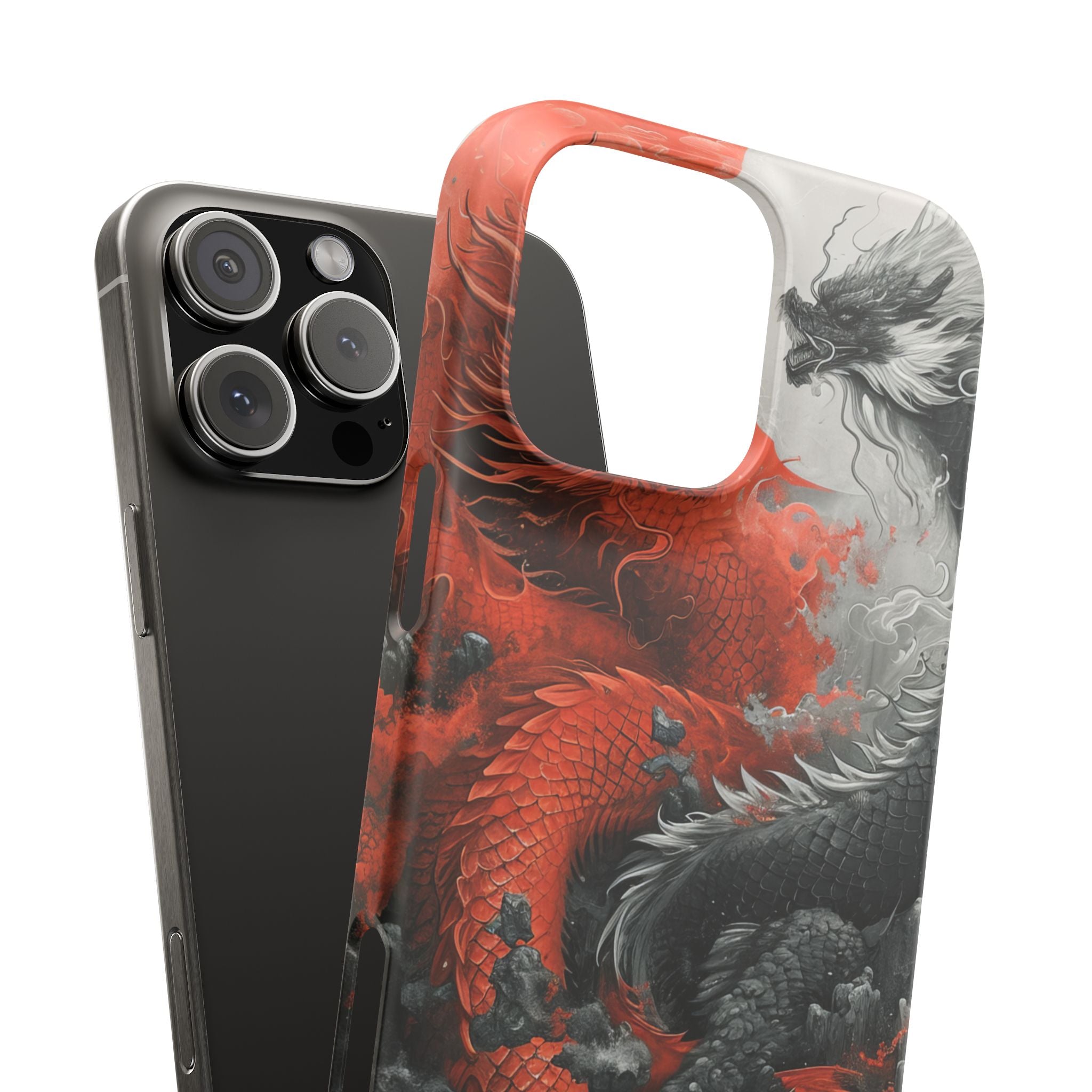 Zen Dragon Harmony iPhone 16 - Slim Phone Case