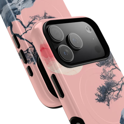 Crimson Moon Tree iPhone 17 Pro Case - Tough+