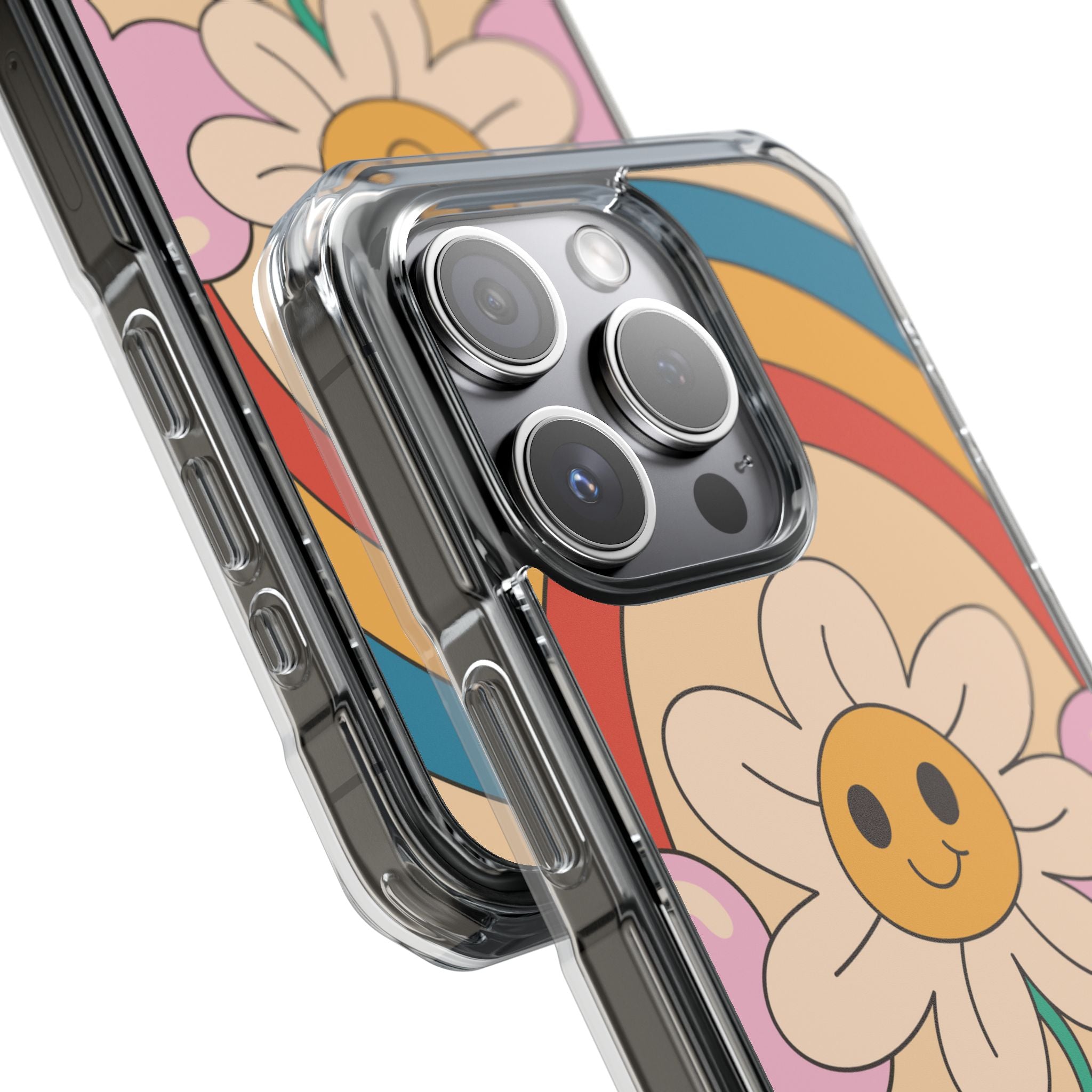 Joyful Retro Bloom iPhone Case - Impact