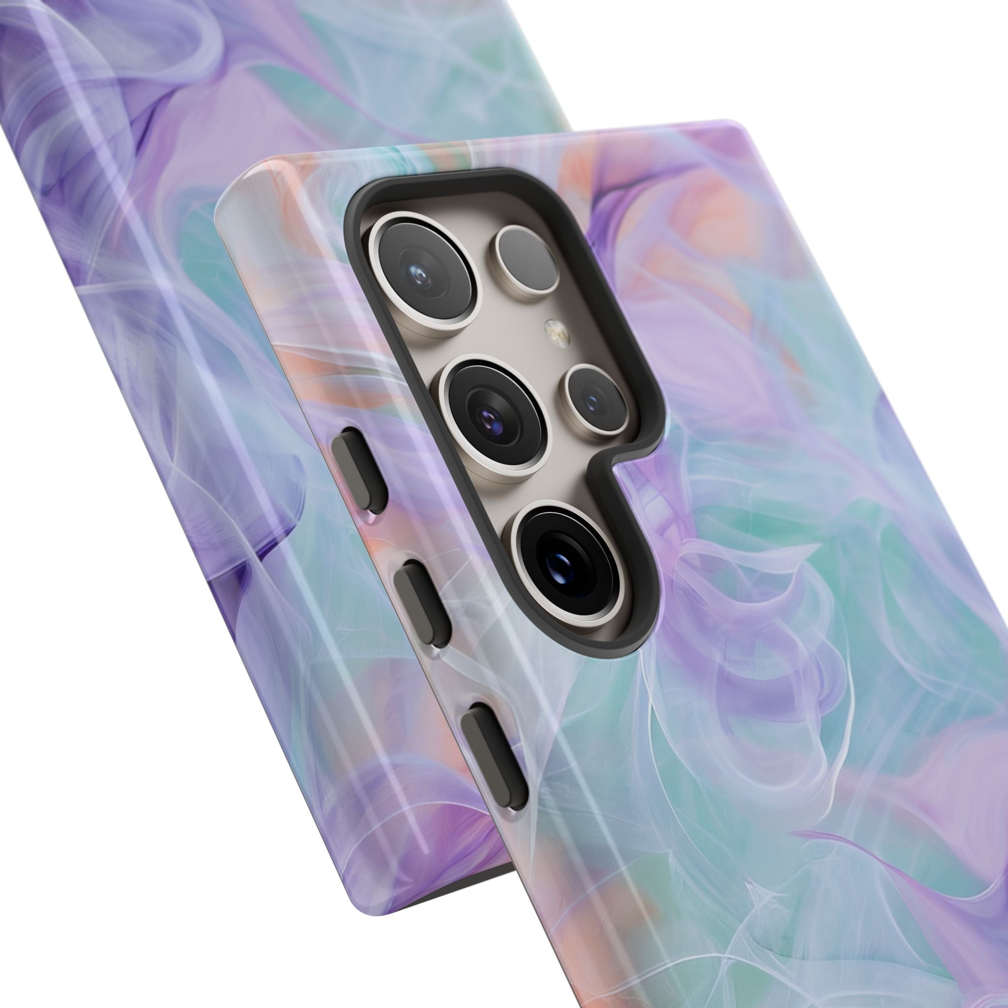 Purple Peach Whirl - Tough Samsung S24 Phone Case