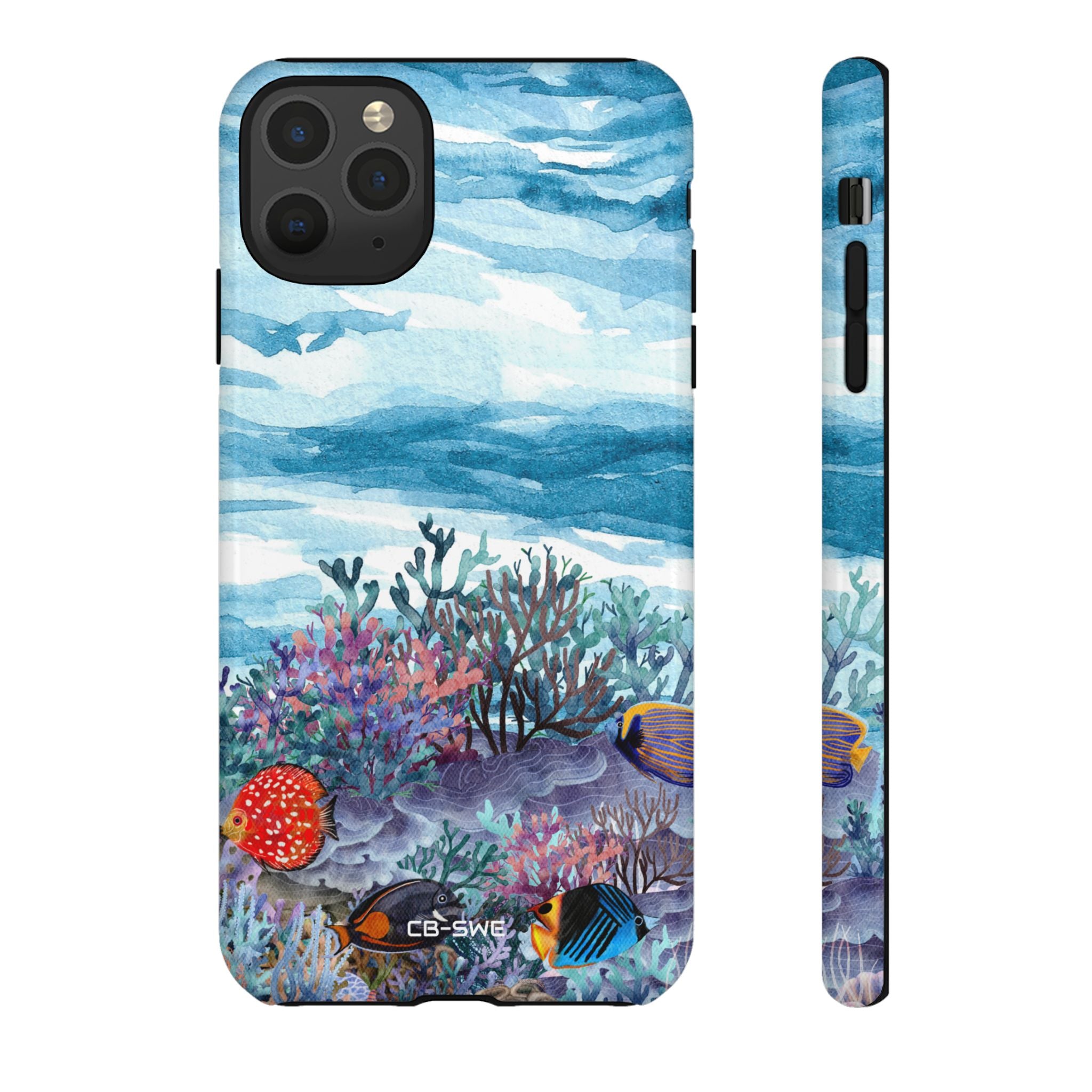 Aquatic Life Watercolors - iPhone Case