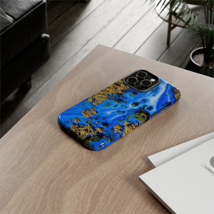 Blue River Ink Art iPhone Case (Protective) Phone Case