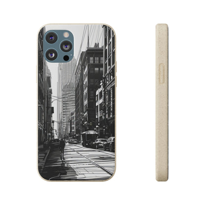 Noir Urban Serenity | Biodegradable Phone Case