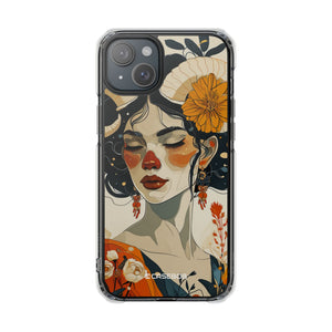 Mystical Bloom - Phone Case for iPhone (Clear Impact - Magnetic)