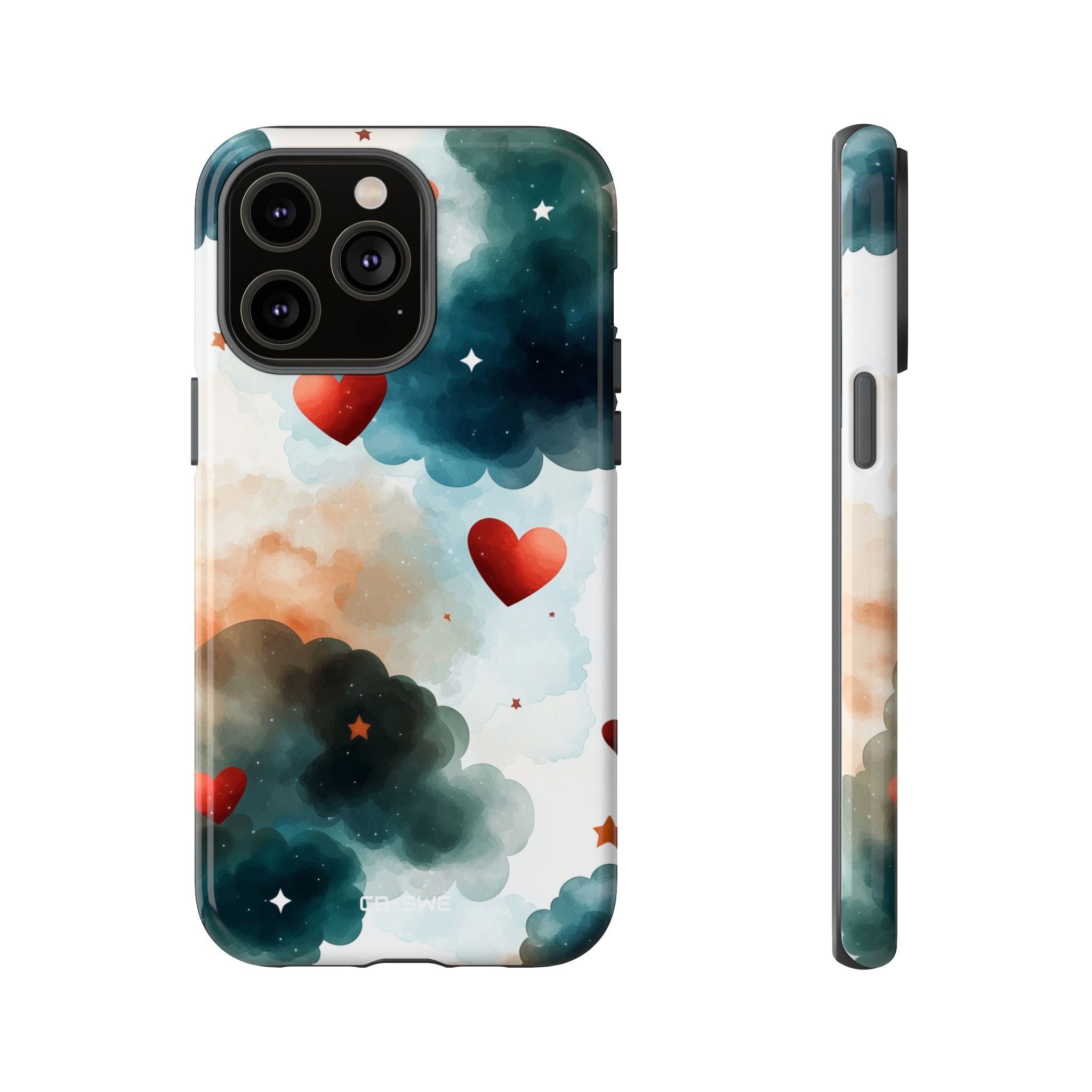 Floating Hearts Dance - iPhone Case