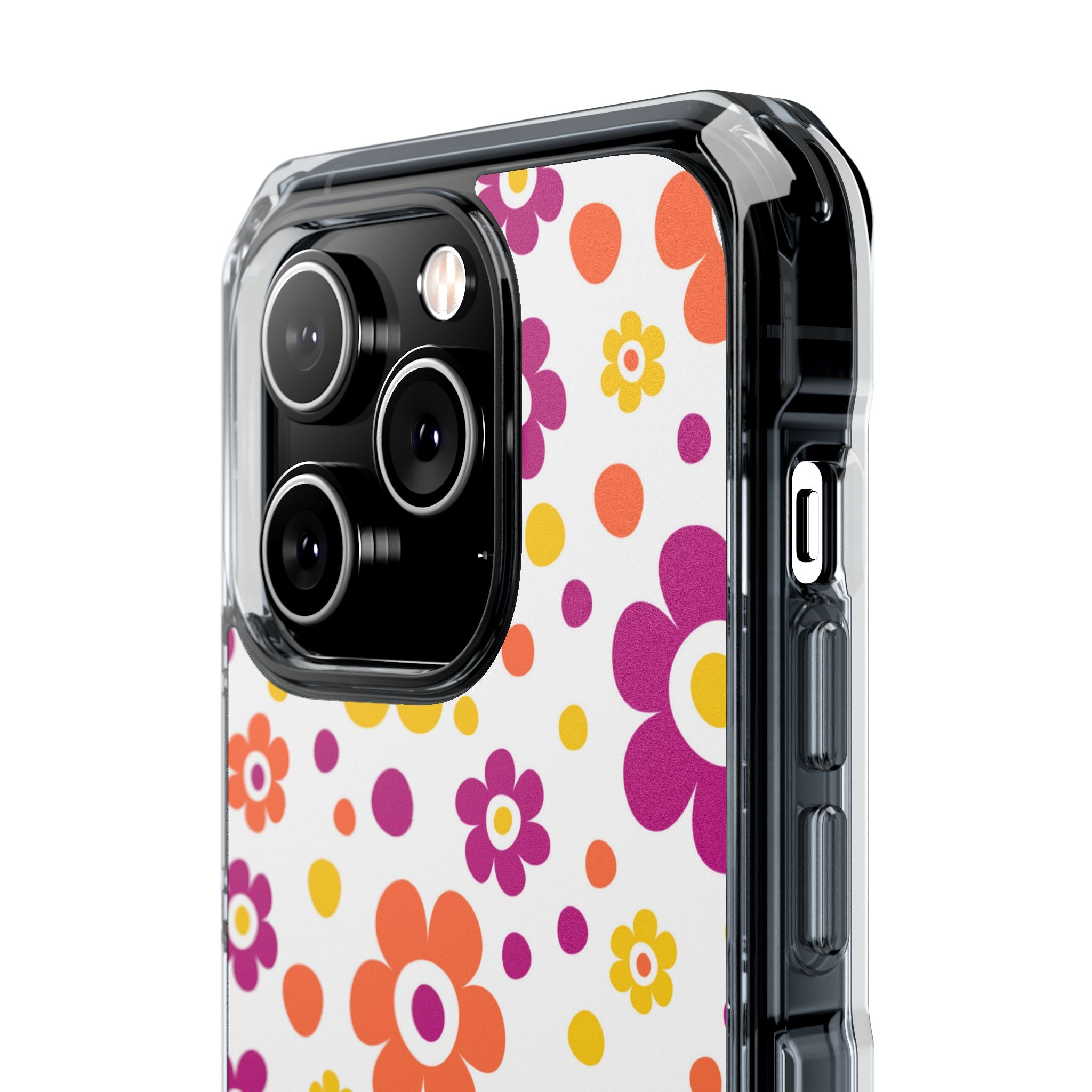 Retro Floral Playfulness iPhone Case - Impact