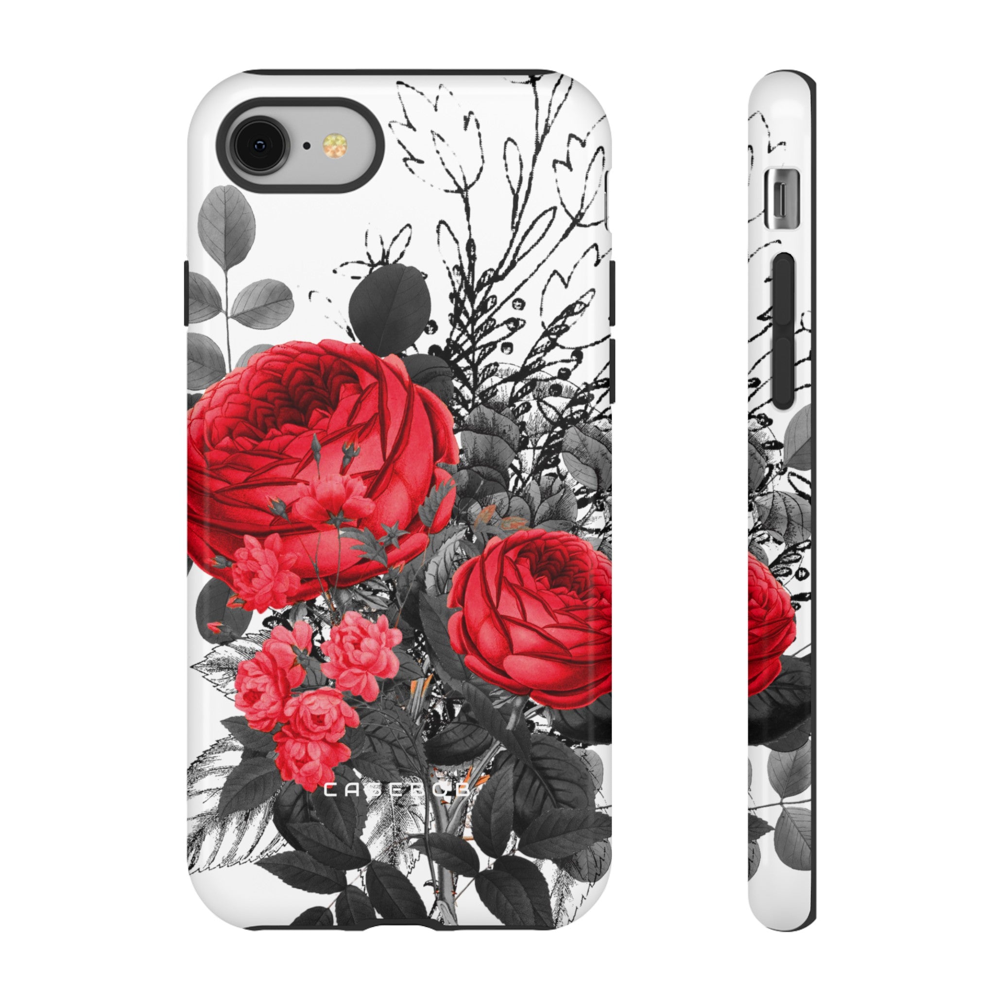 Roclops Gothic Flower - Protective Phone Case