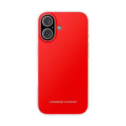 Red iPhone 16 - Flexi Phone Case